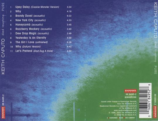 Keith Caputo - Died Laughing Pure (CD) [2]