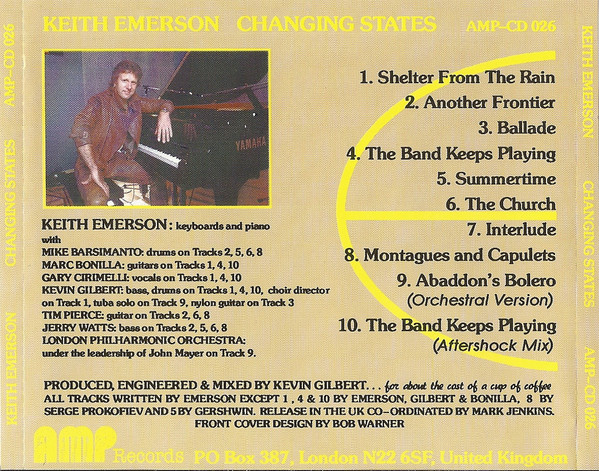 Keith Emerson - Changing States (CD) [2]