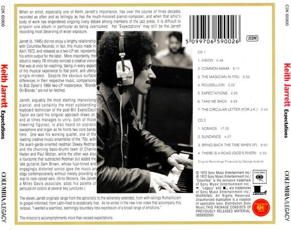 Keith Jarrett - Expectations, (CD) [2]