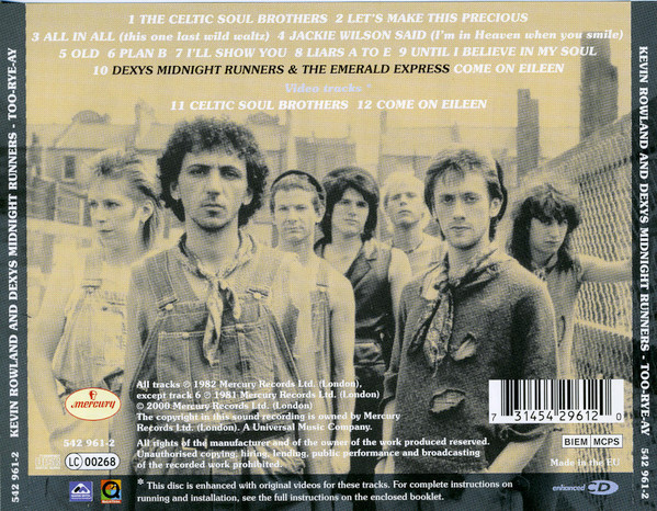 Kevin Rowland - Too-Rye-Ay (CD) [2]