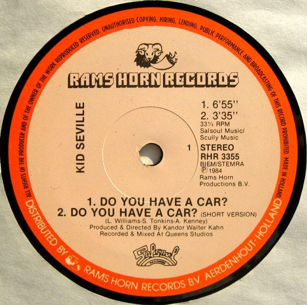 Kid Seville - Do You Have A Car? [2]