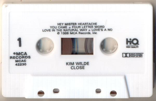 Kim Wilde - Close (Caseta Audio) [2]