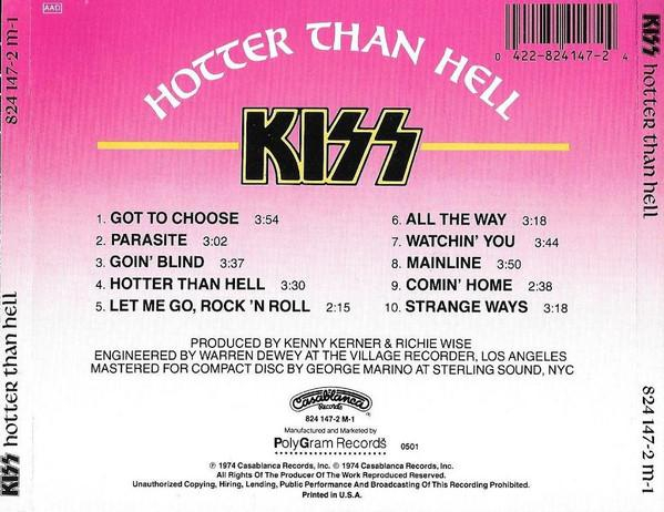 Kiss - Hotter Than Hell (CD) [2]