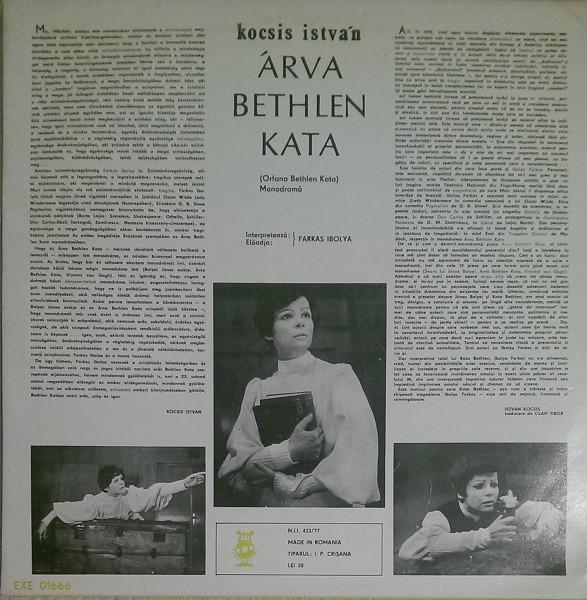 Kocsis István - Árva Bethlen Kata = Orfana Bethlen Kata [2]