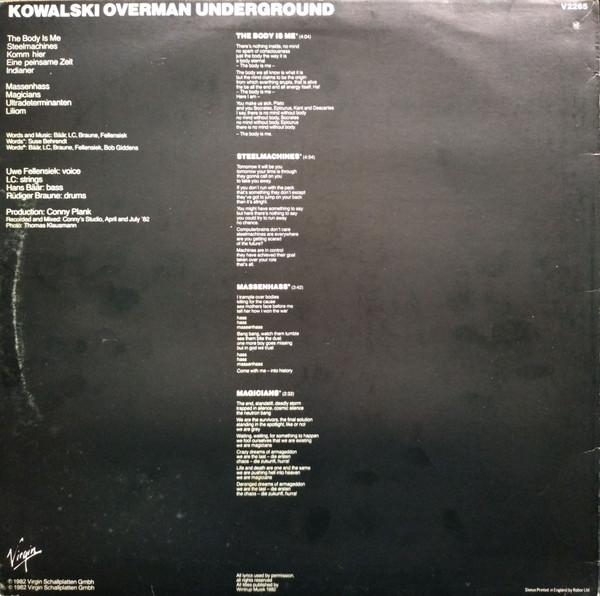 Kowalski - Overman Underground [2]