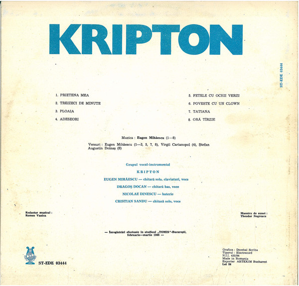 Krypton - 30 Minute, (Disc Vinil) [2]