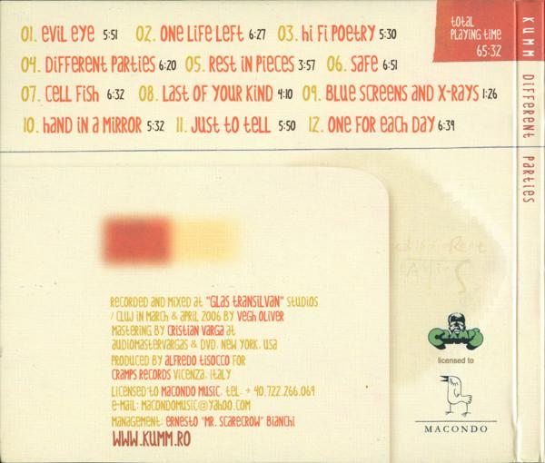 Kumm - Different Parties (CD) [2]
