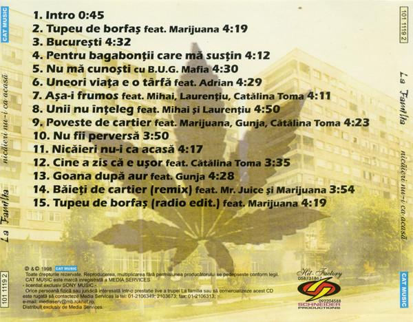 La Familia - Nicăieri Nu-i Ca Acasă, (CD) [2]