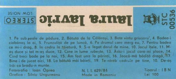 Laura Lavric - Badea-i Ciobănaș La Oi, (Casetă Audio) [2]