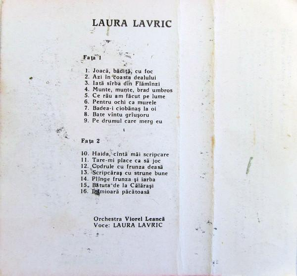 Laura Lavric - Tare-mi Place Ca Să Joc (Caseta Audio) [2]