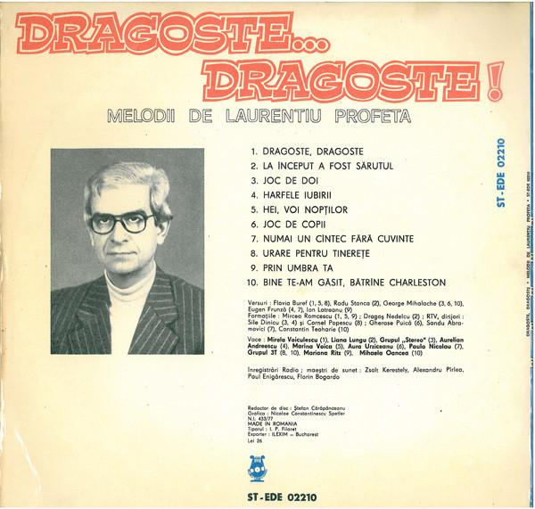Laurențiu Profeta - Dragoste... Dragoste ! – Melodii De Laurențiu Profeta [2]