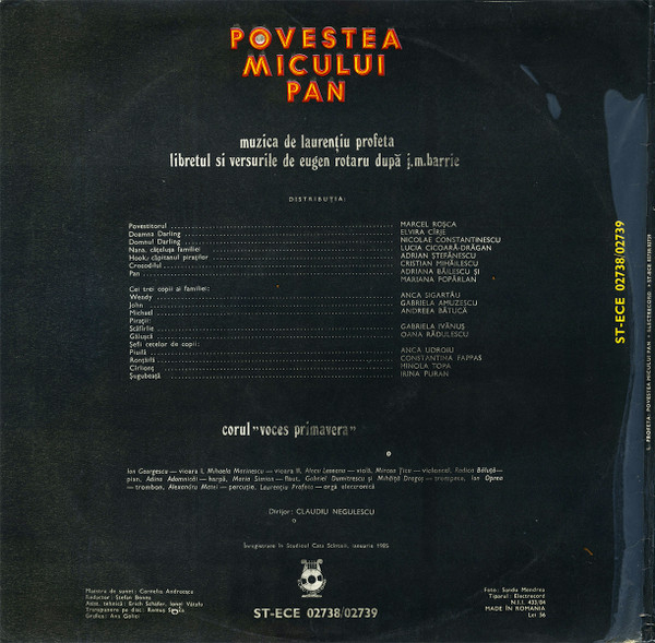 Laurențiu Profeta – Povestea Micului Pan (VINIL) [2]
