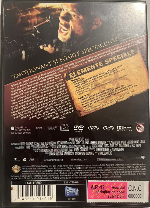 Legenda Vie / I am Legend (2007) (DVD) [2]