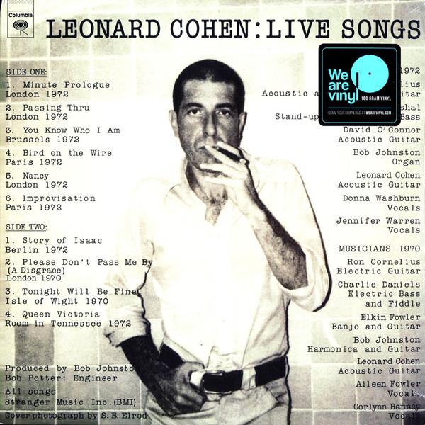 Leonard Cohen - Live Songs [1]
