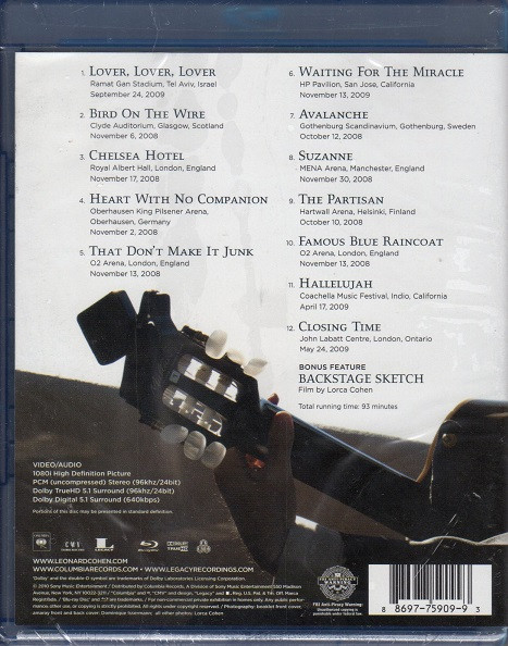 Leonard Cohen – Songs From The Road [2]