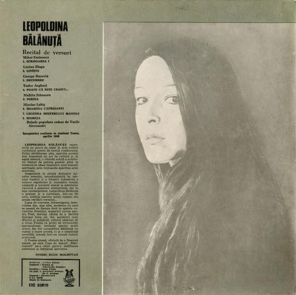 Leopoldina Bălănuță - Recital De Versuri [2]