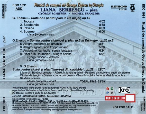 Liana Șerbescu - Muzică De Cameră De George Enescu În Olanda [2]