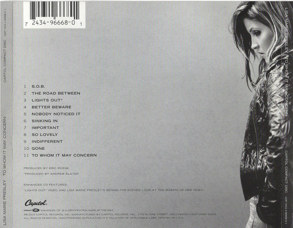Lisa Marie Presley - To Whom It May Concern (CD) [2]