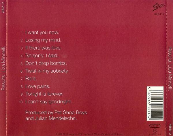 Liza Minnelli - Results , (CD) [2]