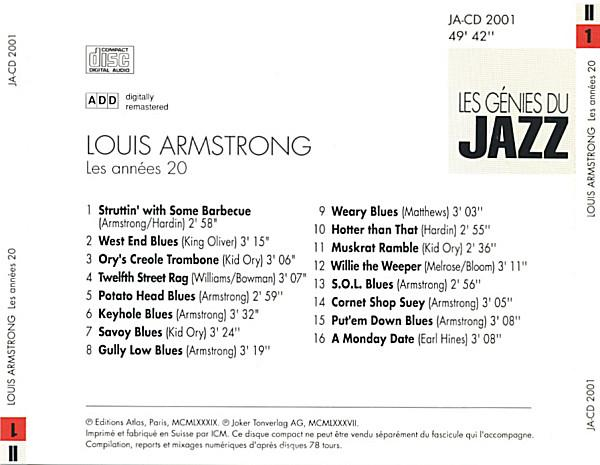 Louis Armstrong - Les Années 20 [2]