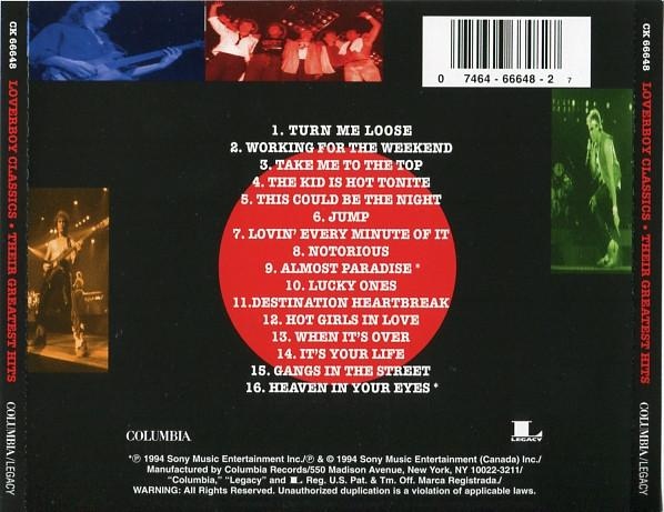 Loverboy - Classics - Their Greatest Hits (CD) [2]