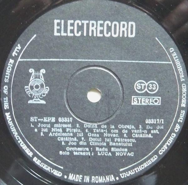 Luca Novac - Un Virtuose Du Taragote / A Virtuoso Of The Taragot (Disc Vinil) [2]