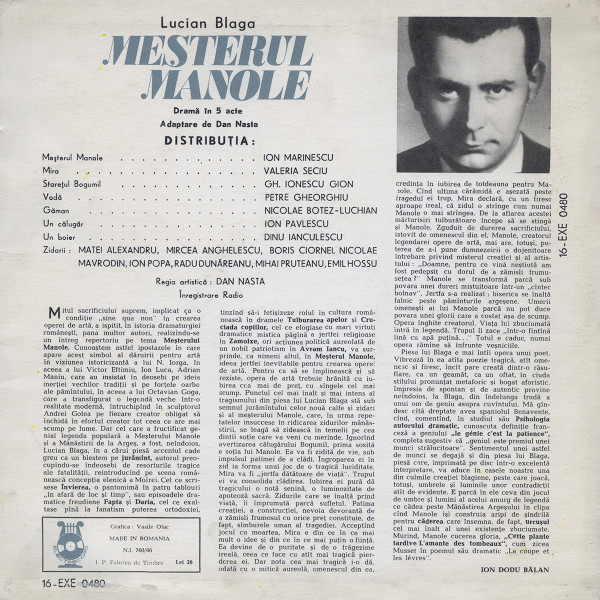 Lucian Blaga - Meșterul Manole [2]