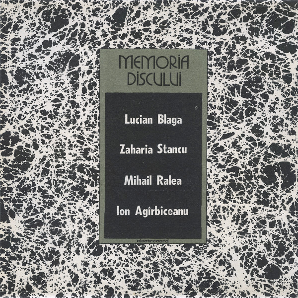 Lucian Blaga / Zaharia Stancu / Mihail Ralea* / Ion Agîrbiceanu – Memoria Discului [1]