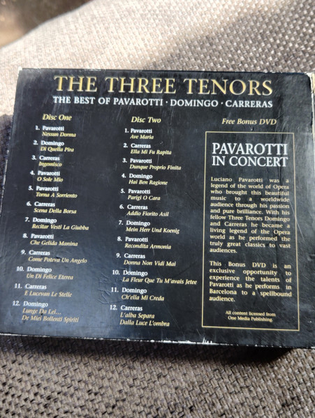Luciano Pavarotti, Placido Domingo, José Carreras – The Three Tenors The Best Of Pavarotti Domingo Carreras, (CD) [2]