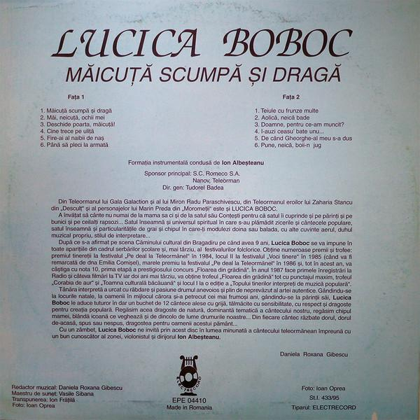 Lucica Boboc - Măicuță Scumpă Și Dragă [2]