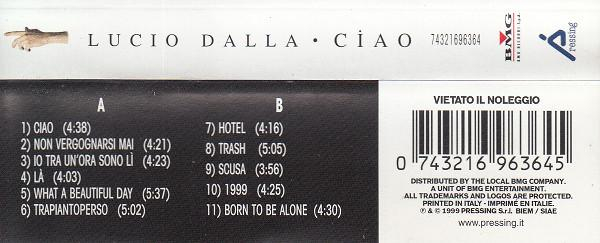 Lucio Dalla - Ciao (Caseta Audio) [2]