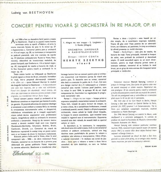 Ludwig van Beethoven - Concert Pentru Vioară Și Orchestră În Re Major [2]