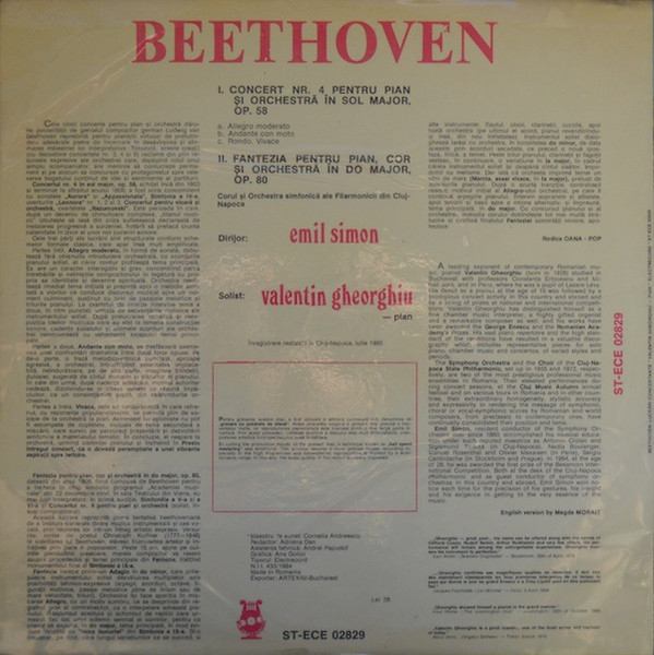 Ludwig van Beethoven - Concerto No.4 For Piano And Orchestra / Fantasia For Piano, Choir And Orchestra [2]