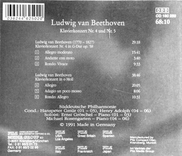 Ludwig van Beethoven - Klavierkonzert Nr. 4 Und Nr. 5 [2]