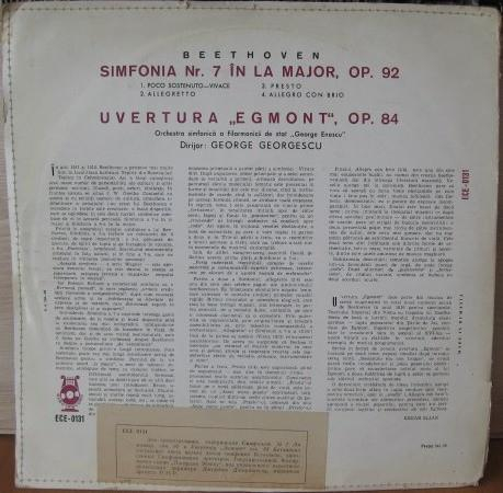 Ludwig van Beethoven - Simfonia Nr. 7 În La Major ● Uvertura „Egmont”, (Disc Vinil) [2]