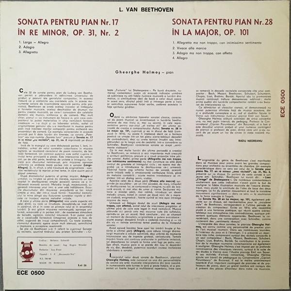 Ludwig van Beethoven - Sonata Pentru Pian Nr. 17 În Re Minor / Sonata Pentru Pian Nr. 28 În La Major [2]