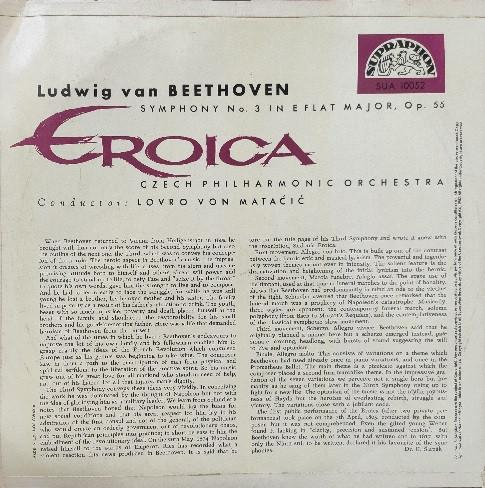Ludwig van Beethoven - Symfonie Č. 3 Es-Dur "Eroica" Op. 55 (Disc Vinil) [2]