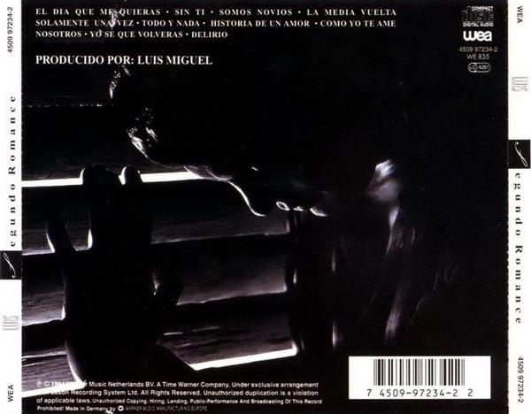 Luis Miguel - Segundo Romance (CD) [2]