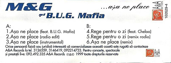 M&G - ...Așa Ne Place (Caseta Audio) [2]