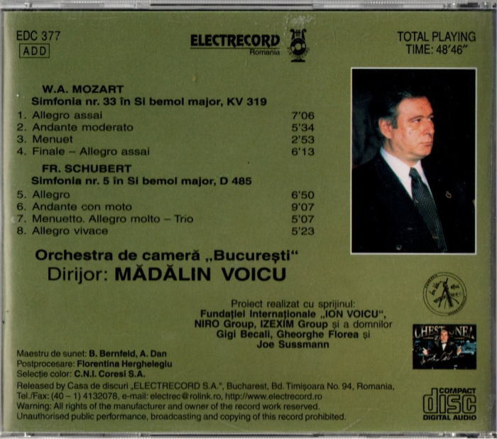Madalin Voicu - Mozart/Schubert (CD) [2]