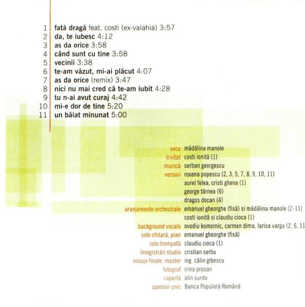 Mădălina Manole - Dulce De Tot, (CD) [2]