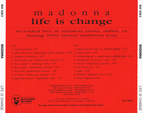 Madonna - Life Is Change (CD) [2]