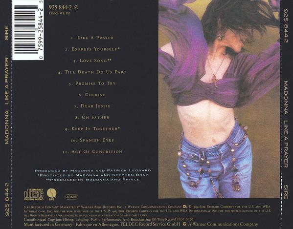 Madonna - Like A Prayer (CD Audio) [2]