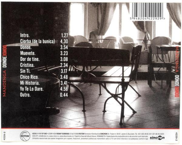 Mandinga - Donde, (CD) [2]