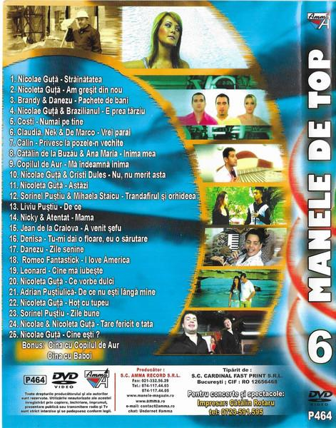 Manele De Top 6 (CD) [2]