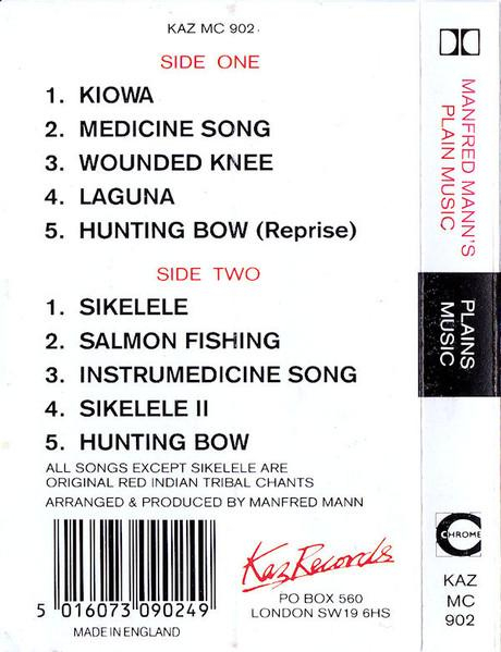 Manfred Mann's Plain Music - Plains Music (Casetă Audio) [2]