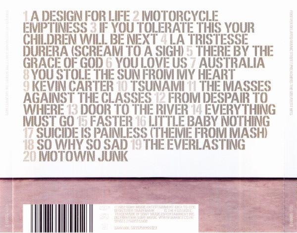 Manic Street Preachers - Forever Delayed (The Greatest Hits) (CD) [2]