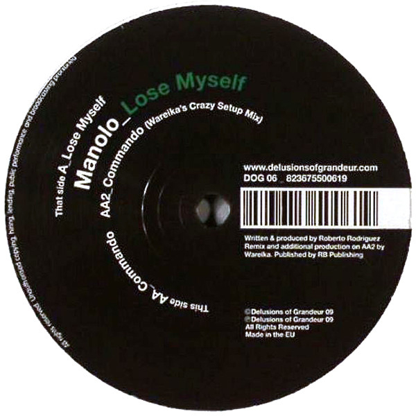 Manolo (18) – Lose Myself (VINIL) [2]
