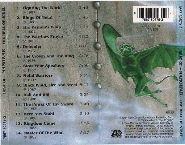 Manowar - Best Of Manowar - The Hell Of Steel (CD) [2]