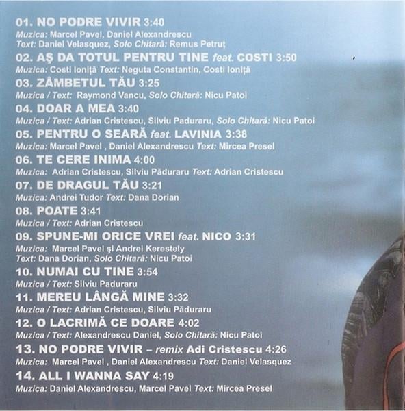 Marcel Pavel - De Dragul Tau, (CD) [2]